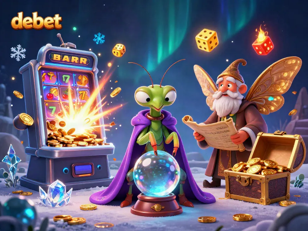 Engage in thrilling debet experiences with vibrant slot machines and mystical characters.